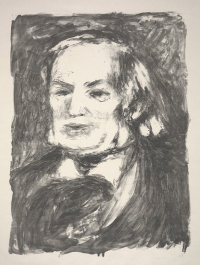 Portrait of Richard Wagner by Pierre Auguste Renoir