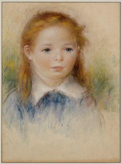 Portrait of a Young Girl by Pierre Auguste Renoir