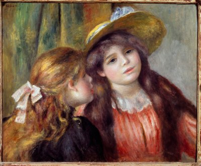 Portrait of Two Girls by Pierre Auguste Renoir