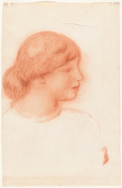 Profile of a Young Woman by Pierre Auguste Renoir