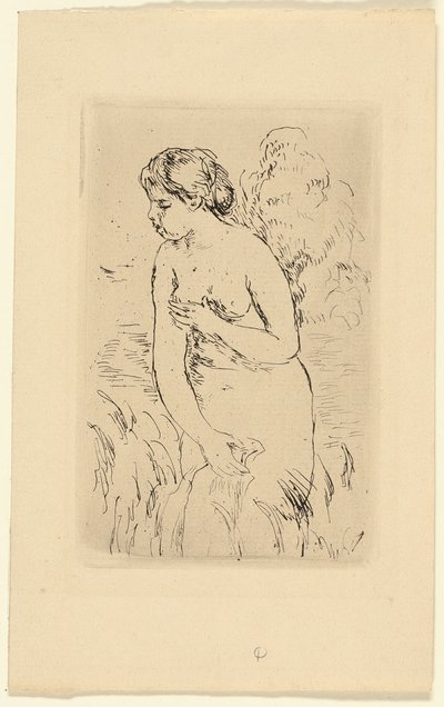 Standing Bather by Pierre Auguste Renoir