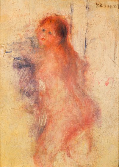 Standing Nude Woman by Pierre Auguste Renoir