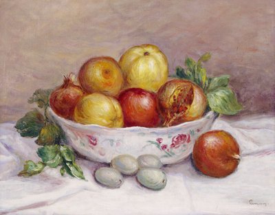 Still Life with a Pomegranate by Pierre Auguste Renoir