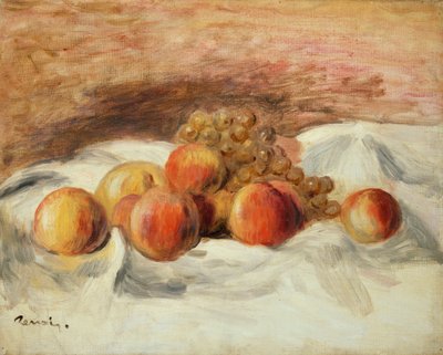 Still Life with Peaches by Pierre Auguste Renoir