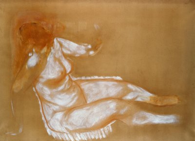 Study for Seated Nude by Pierre Auguste Renoir