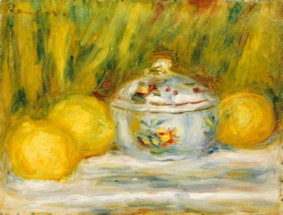 Sugar Bowl and Lemons, 1915 by Pierre Auguste Renoir