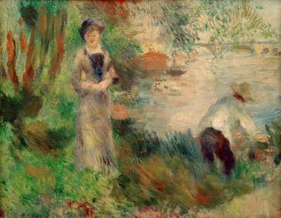 On the Island of Chatou by Pierre Auguste Renoir
