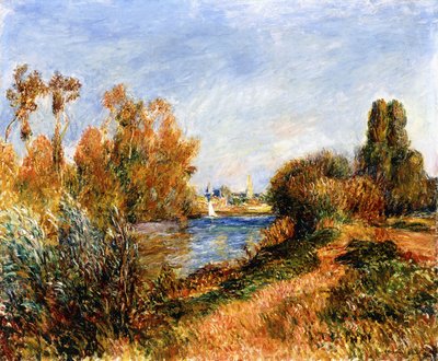The Seine at Argenteuil by Pierre Auguste Renoir
