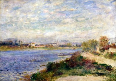 The Seine at Argenteuil by Pierre Auguste Renoir