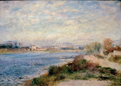 The Seine in Argenteuil by Pierre Auguste Renoir