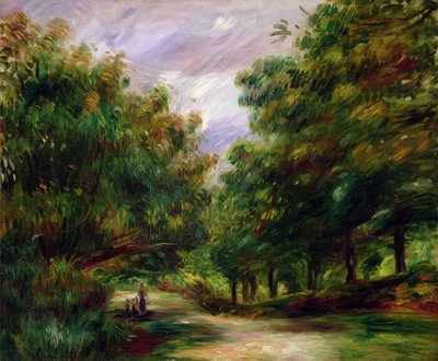 The Road Near Cagnes, 1905 by Pierre Auguste Renoir