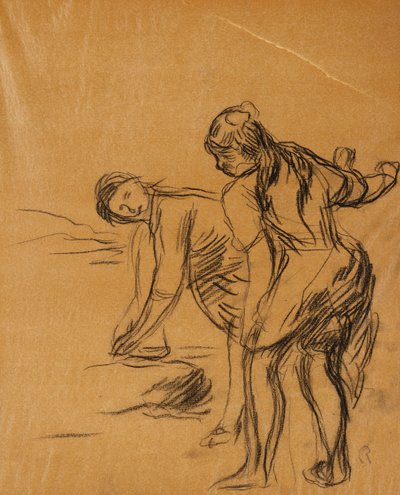 Two Dancers by Pierre Auguste Renoir