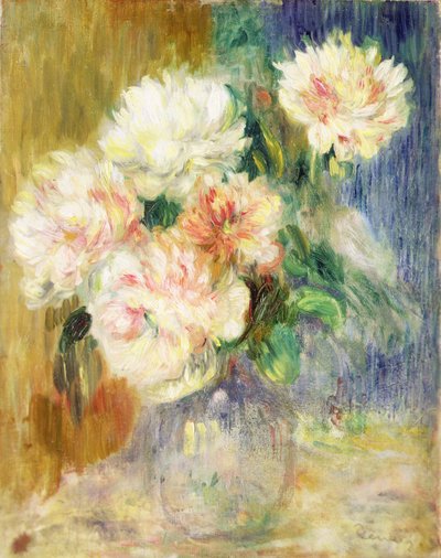 Vase with Peonies by Pierre Auguste Renoir