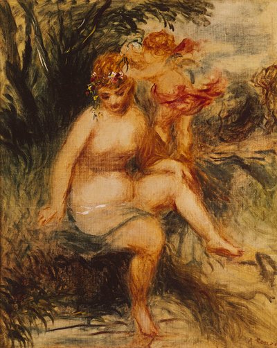 Venus and Love by Pierre Auguste Renoir
