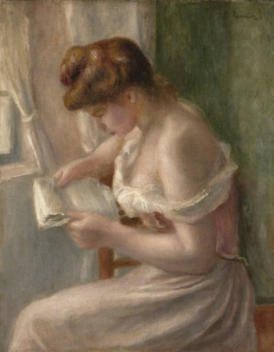 Woman Reading by Pierre Auguste Renoir