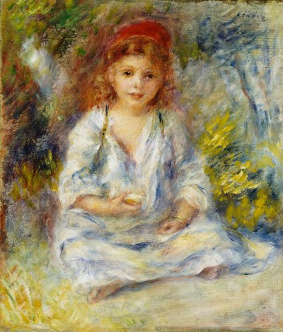 Young Algerian Girl by Pierre Auguste Renoir