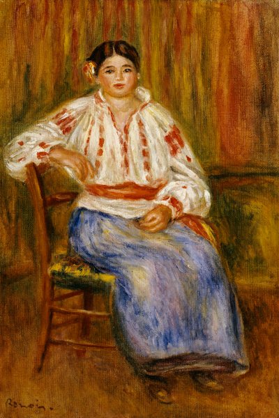 Young Romanian by Pierre Auguste Renoir