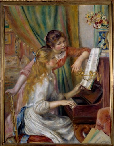 Young Girls at the Piano by Pierre Auguste Renoir
