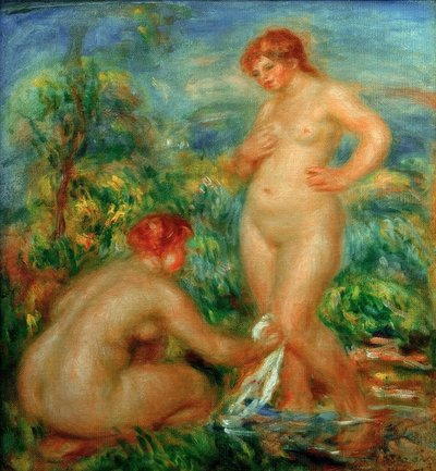 Two Bathers by Pierre Auguste Renoir