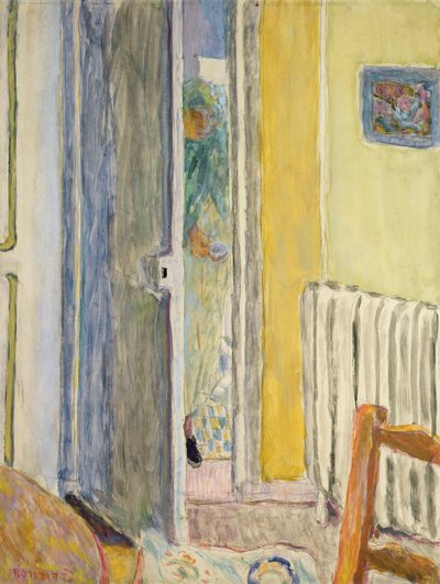 A Woman entering the Living Room, 1942 by Pierre Bonnard