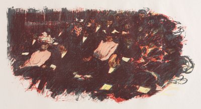 At the Theatre by Pierre Bonnard