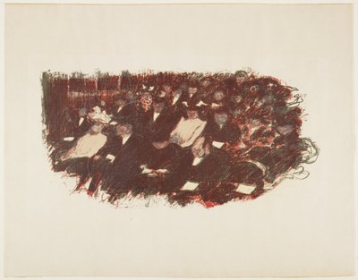 At the Theatre by Pierre Bonnard