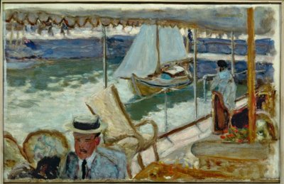 On a Yacht by Pierre Bonnard