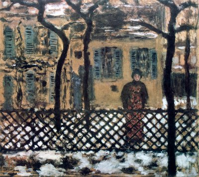 Behind the Fence by Pierre Bonnard