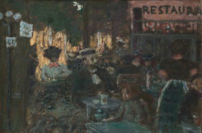 Café Terrace by Pierre Bonnard