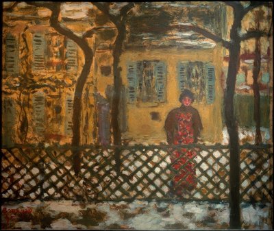 Behind the Gate by Pierre Bonnard