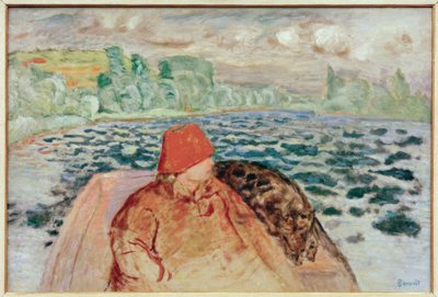 In a Canoe by Pierre Bonnard