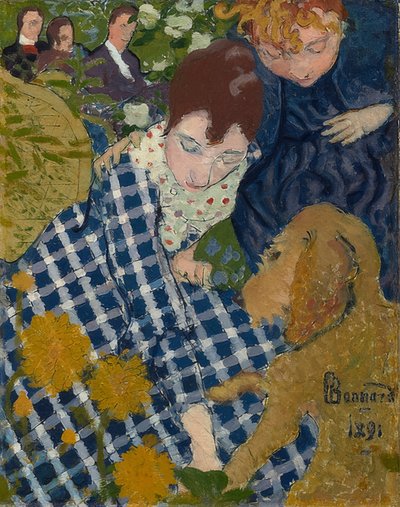 Woman with Dog. 1891 by Pierre Bonnard
