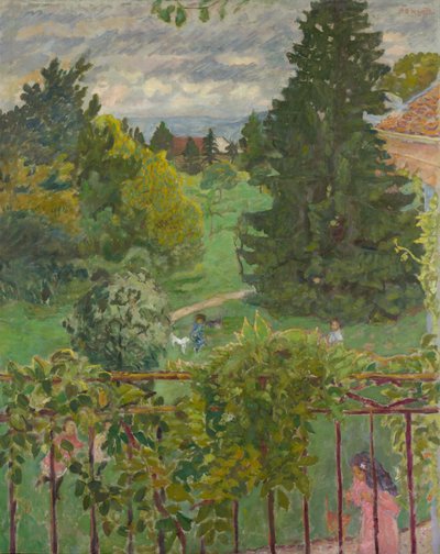 From the Balcony by Pierre Bonnard