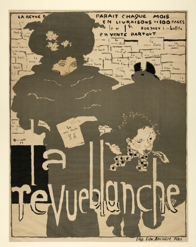 La Revue Blanche, pub. 1894 by Pierre Bonnard