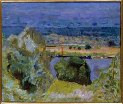The Seine at Vernon by Pierre Bonnard