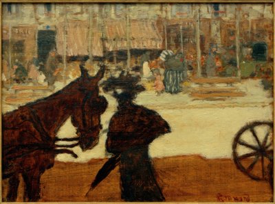 The Cab Horse by Pierre Bonnard