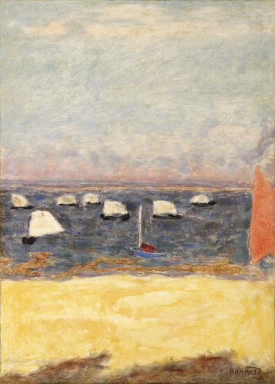 The Sailboats, Regattas by Pierre Bonnard