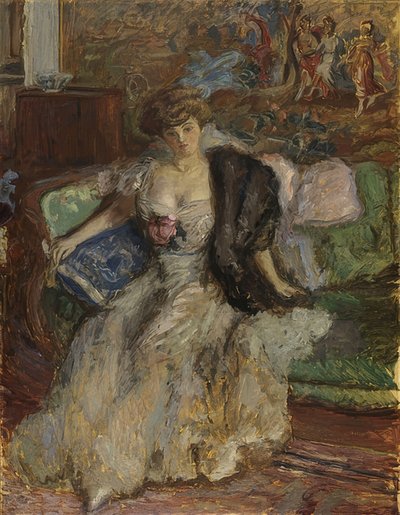 Misia Godebska. 1908 by Pierre Bonnard