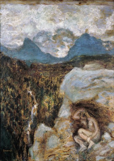Nude on the Rock by Pierre Bonnard