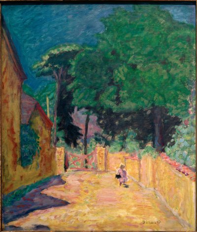 Alley in Vernonnet by Pierre Bonnard
