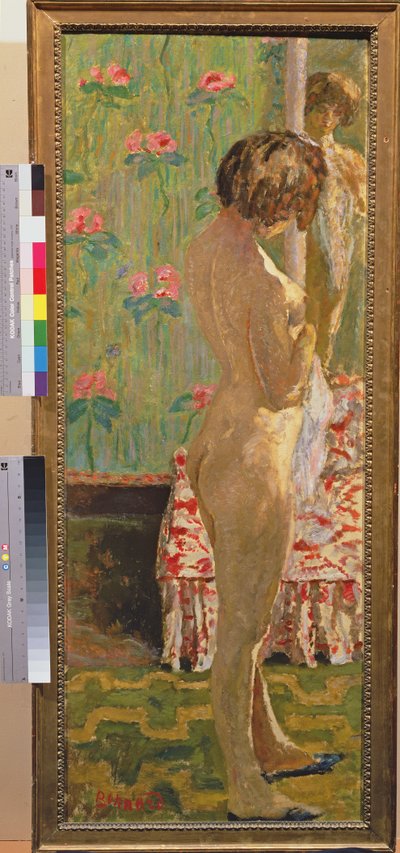 Standing Female Nude by Pierre Bonnard