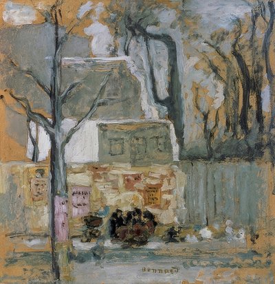 Street Corner in Paris. c1905 by Pierre Bonnard