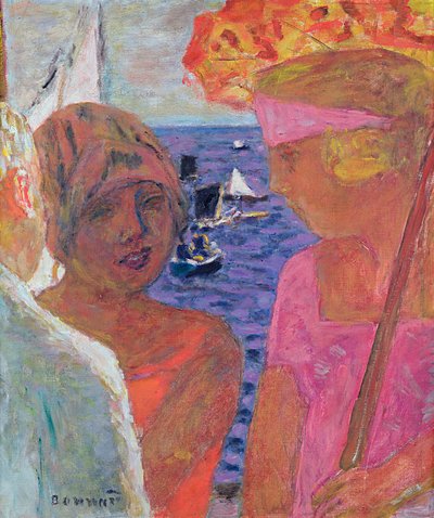 The Conversation at Arcachon, 1926 by Pierre Bonnard