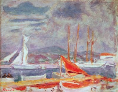 The Port at St. Tropez by Pierre Bonnard