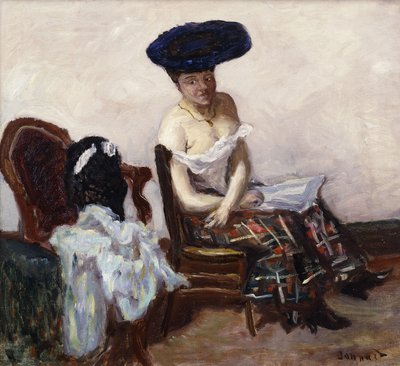 The Scottish Petticoat by Pierre Bonnard