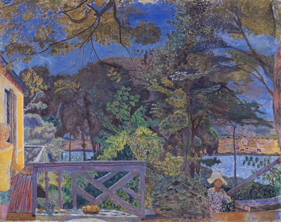 The Terrace at Vernon by Pierre Bonnard