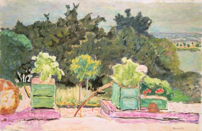 The Terrace at Vernonnet by Pierre Bonnard