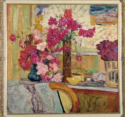 Three Bouquets by Pierre Bonnard