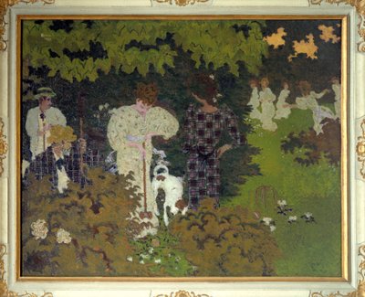 Twilight or Croquet Party by Pierre Bonnard