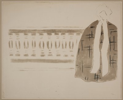 Untitled (Woman on Balcony) by Pierre Bonnard